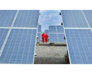 中國石化首座移動式光伏發電站正式投運